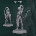 Female Elf Ranger Miniature | Tabletop RPG Miniature | Galaad Miniatures | Roleplaying 3D Printed Fantasy Mini - 3DPrintDen
