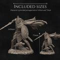 Hero Miniature, Perseus | Tabletop RPG Miniature | Nerikson | Roleplaying 3D Printed Fantasy Mini - 3DPrintDen