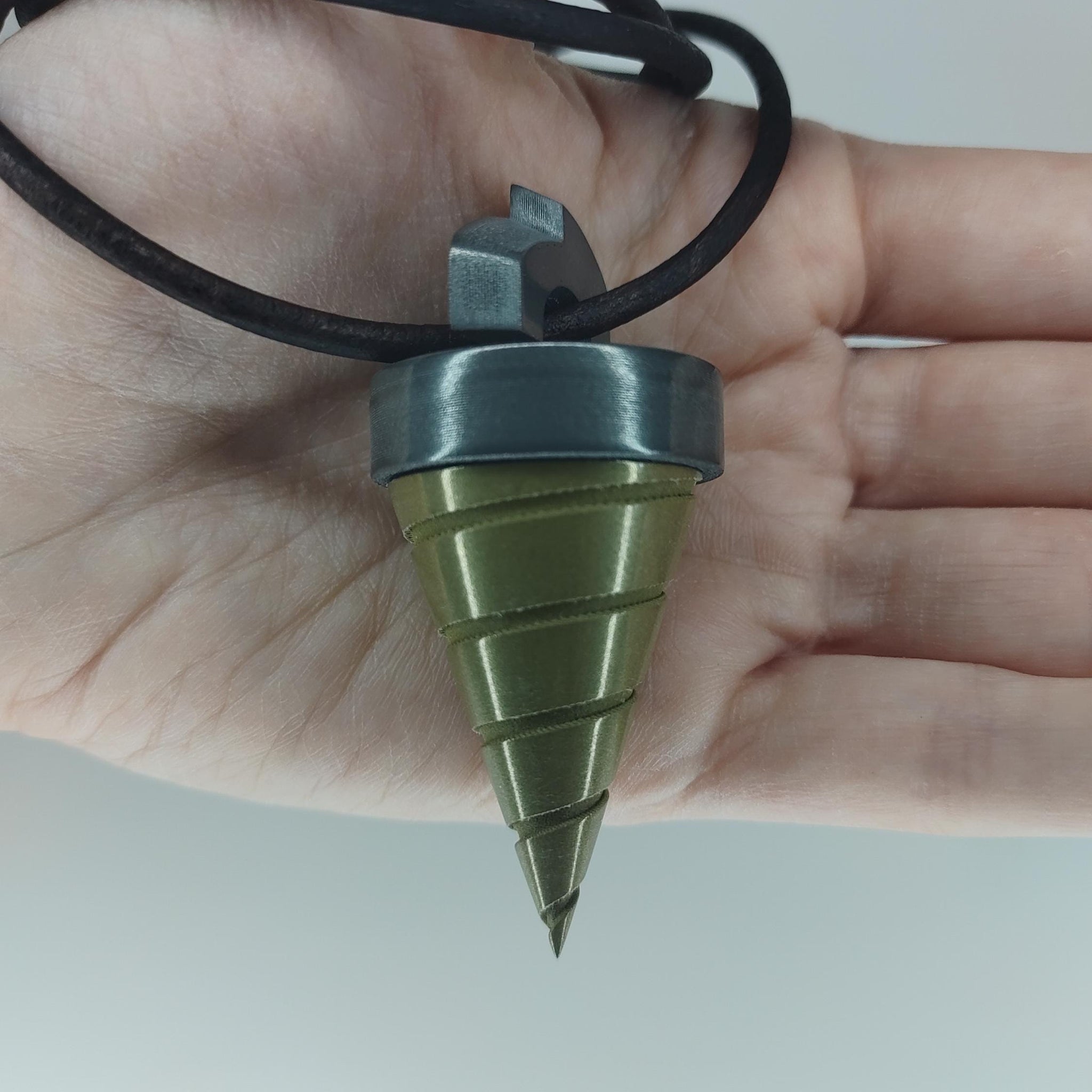 Core Drill Necklace Prop | 3D Printed Anime Prop Display Accessory Fanart