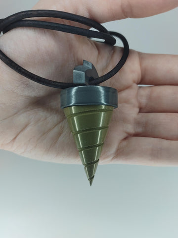 Core Drill Necklace Prop | 3D Printed Anime Prop Display Accessory Fanart