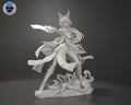 Fei Xiao Figurine | Video Game Figurine | Neko Figurines | 3D Printed Display Miniature Fanart