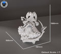 Beatrice Figurine | Anime Figurine | Neko Figurines | 3D Printed Display Miniature Fanart