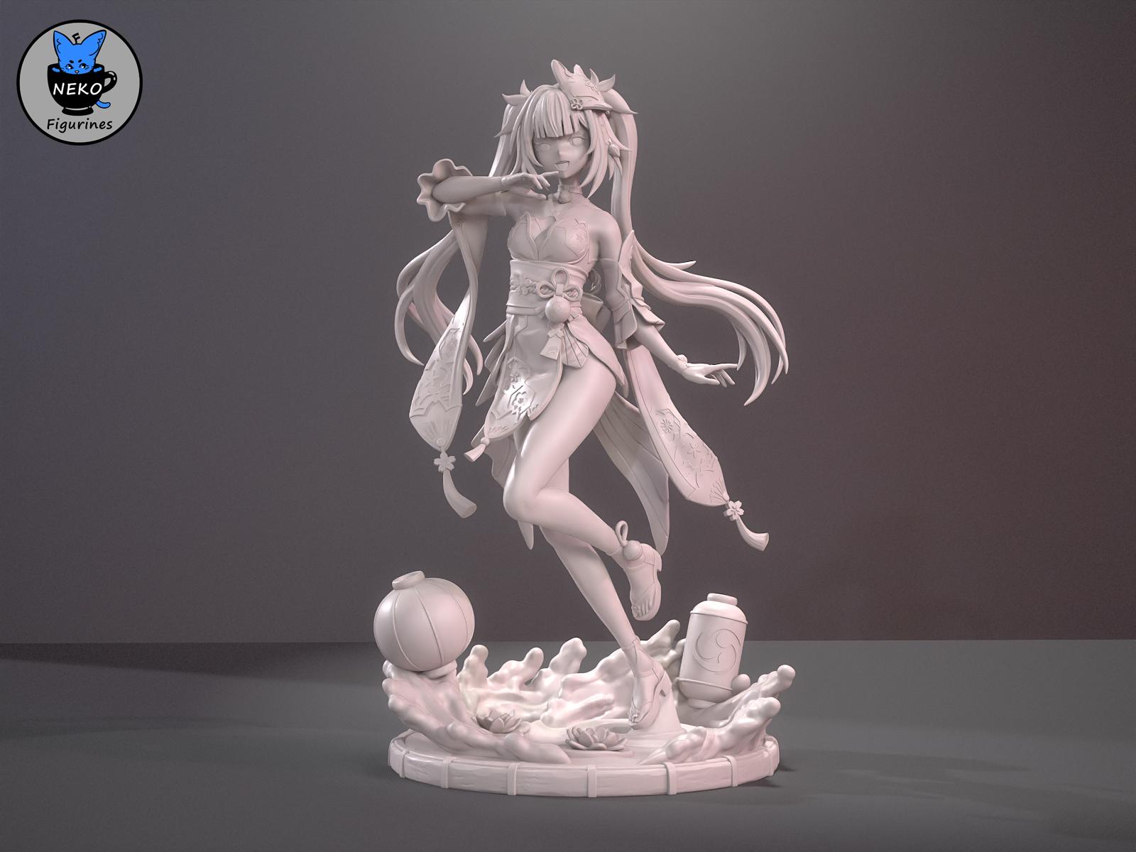 Sparkle Figurine | Video Game Figurine | Neko Figurines | 3D Printed Display Miniature Fanart