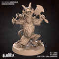 Lizardfolk Barbarian Miniature | Tabletop RPG Miniature | Bite the Bullet | Roleplaying 3D Printed Fantasy Mini - 3DPrintDen