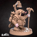 Molefolk Artificer Miniature | Tabletop RPG Miniature | Bite the Bullet | Roleplaying 3D Printed Fantasy Mini - 3DPrintDen