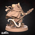 Mousefolk Cleric Miniature | Tabletop RPG Miniature | Bite the Bullet | Roleplaying 3D Printed Fantasy Mini - 3DPrintDen