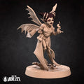 Female Pixie Warlock Miniature | Tabletop RPG Miniature | Bite the Bullet | Roleplaying 3D Printed Fantasy Mini - 3DPrintDen