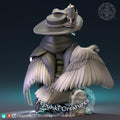 Plague Doctor Raven Miniature | Tabletop RPG Miniature | Pepunki Creatures | Roleplaying 3D Printed Fantasy Mini - 3DPrintDen