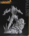 Kaiju No8 Figurine | Anime Figurine | Nomnom Miniatures | 3D Printed Display Miniature Fanart