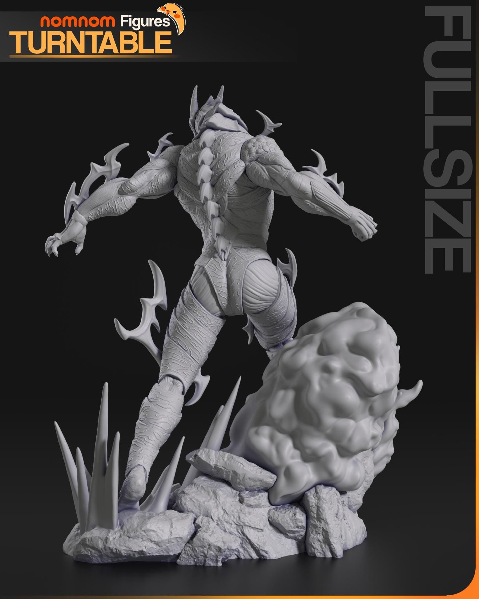Kaiju No8 Figurine | Anime Figurine | Nomnom Miniatures | 3D Printed Display Miniature Fanart