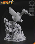 Chibi Goose Figurine | Video Game Figurine | Nomnom Miniatures | 3D Printed Display Miniature Fanart