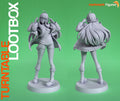 Futaba Figurine | Video Game Figurine | Nomnom Miniatures | 3D Printed Display Miniature Fanart