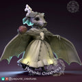 Fruit Bat Lady Miniature | Tabletop RPG Miniature | Pepunki Creatures | Roleplaying 3D Printed Fantasy Mini - 3DPrintDen