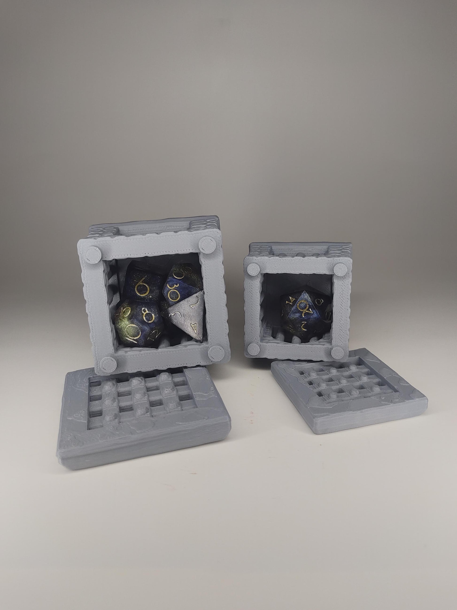 Medieval Prison Cell Dice Jail Box | Fantasy 3D Tabletop | Roleplaying 3D Printed Fantasy Scenery | Miniature Building Terrain TTRPG - 3DPrintDen