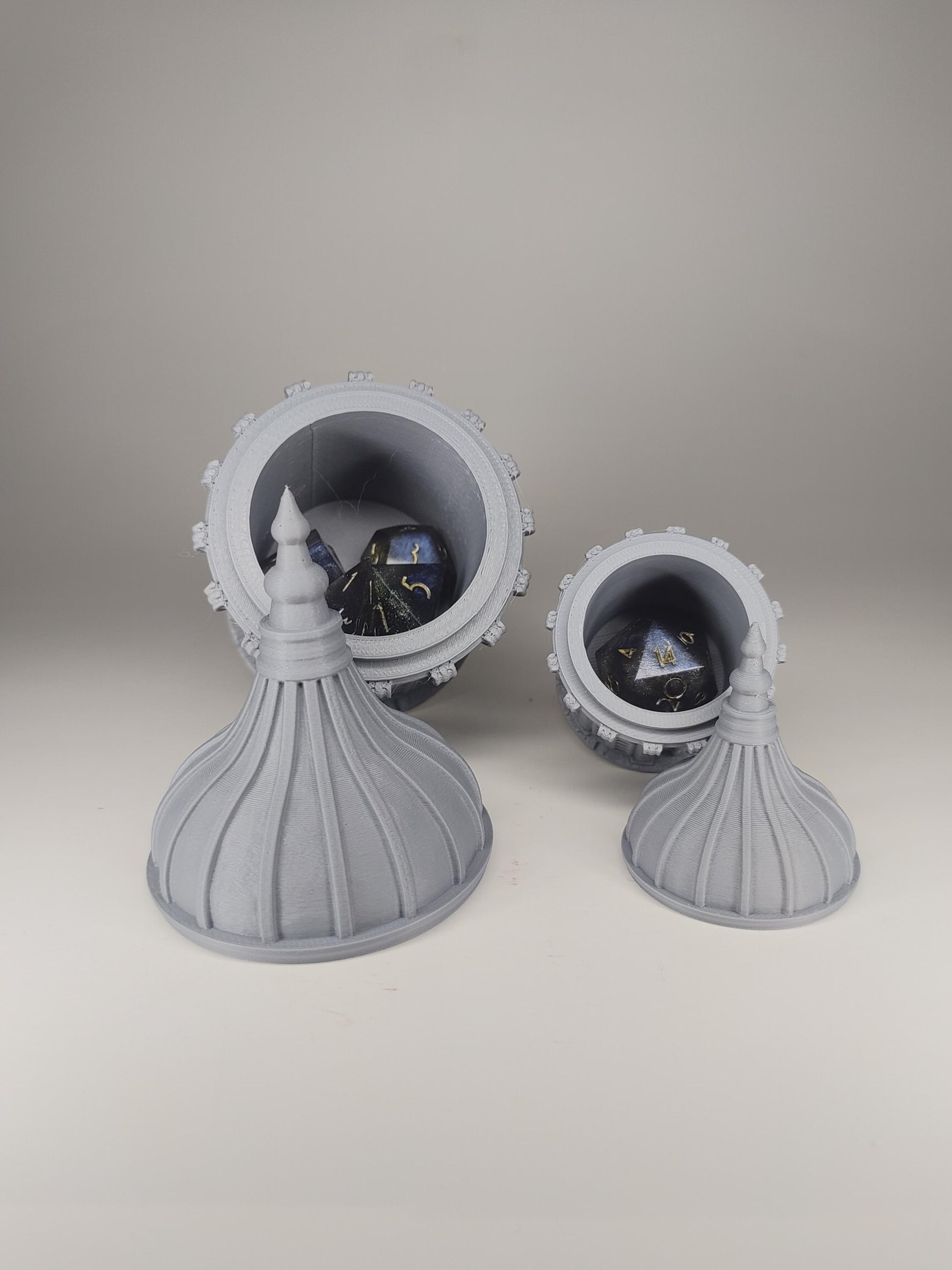 Steampunk Building Dice Jail Box | Fantasy 3D Tabletop | Roleplaying 3D Printed Fantasy Scenery | Miniature Building Terrain TTRPG - 3DPrintDen