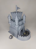 Medieval Bastion Castle Dice Tower | Fantasy 3D Tabletop | Roleplaying 3D Printed Fantasy Scenery | Miniature Building Terrain TTRPG - 3DPrintDen