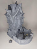 Medieval Inn Building Dice Tower | Fantasy 3D Tabletop | Roleplaying 3D Printed Fantasy Scenery | Miniature Building Terrain TTRPG - 3DPrintDen