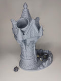 Wizard's Tower Dice Tower | Fantasy 3D Tabletop | Roleplaying 3D Printed Fantasy Scenery | Miniature Building Terrain TTRPG - 3DPrintDen