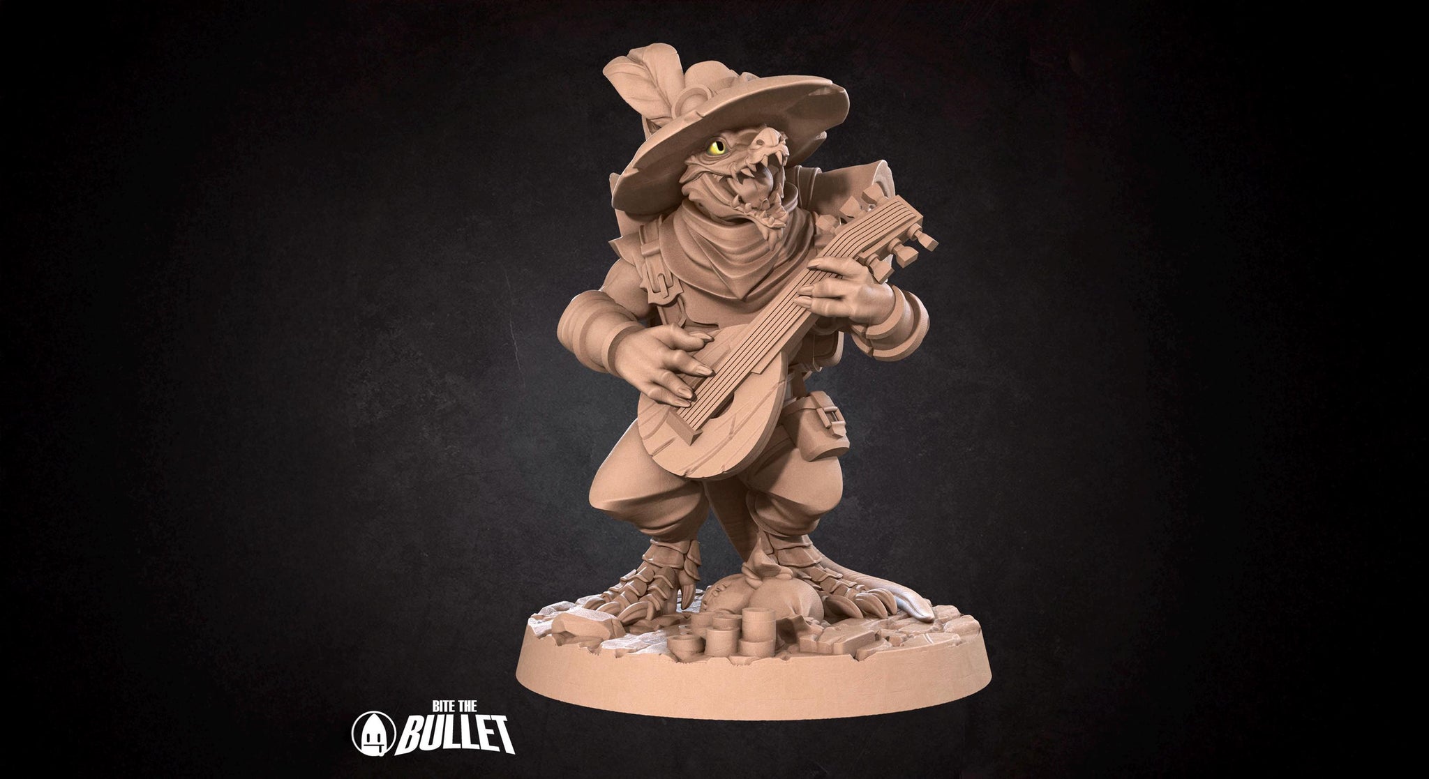 Kobold Paladin Miniature | Tabletop RPG Miniature | Bite the Bullet | Roleplaying 3D Printed Fantasy Mini - 3DPrintDen