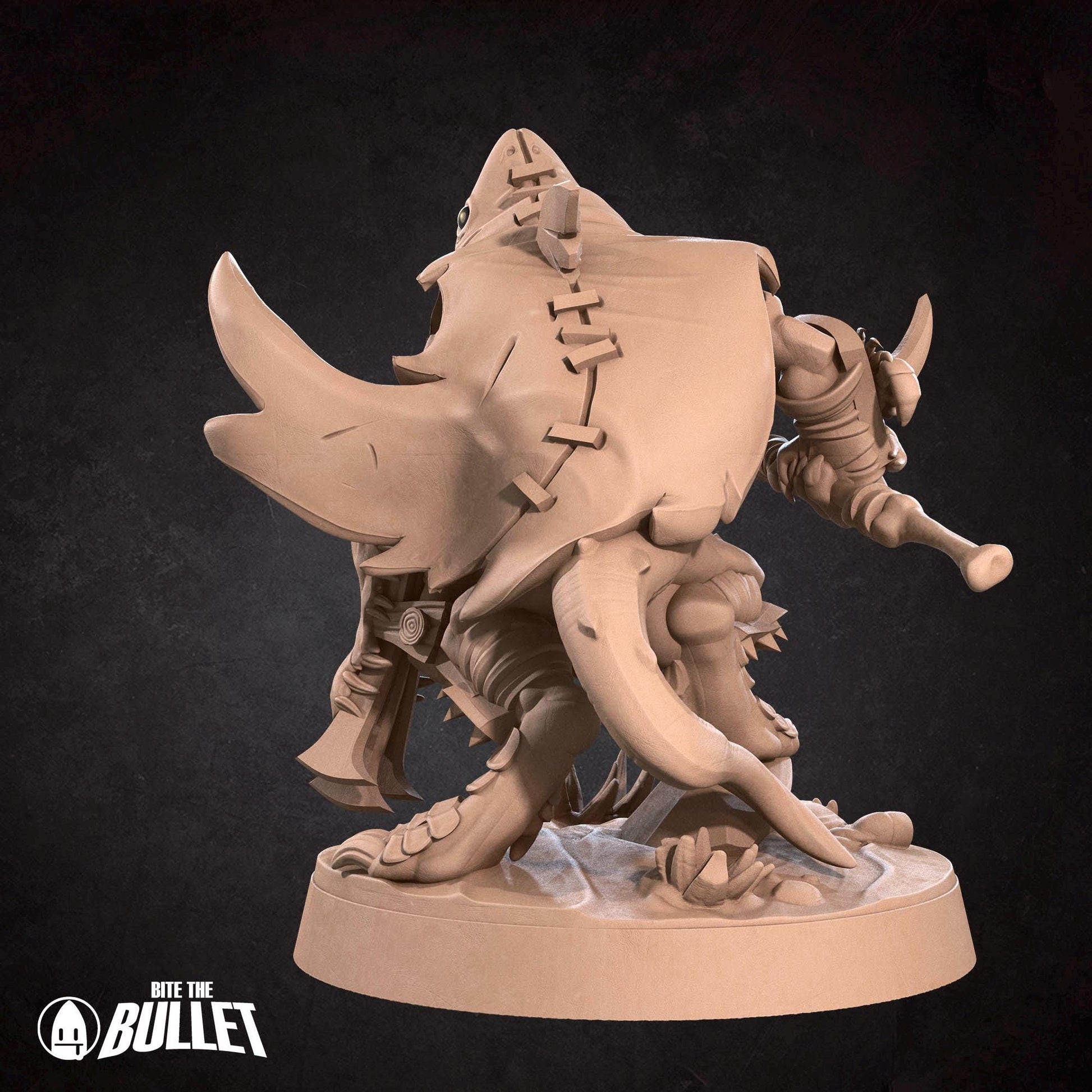 Kobold Monk Miniature | Tabletop RPG Miniature | Bite the Bullet | Roleplaying 3D Printed Fantasy Mini - 3DPrintDen