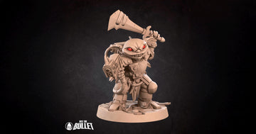 Space Goblin Soldier Miniature | Tabletop RPG Miniature | Bite the Bullet | Roleplaying 3D Printed Fantasy Mini - 3DPrintDen