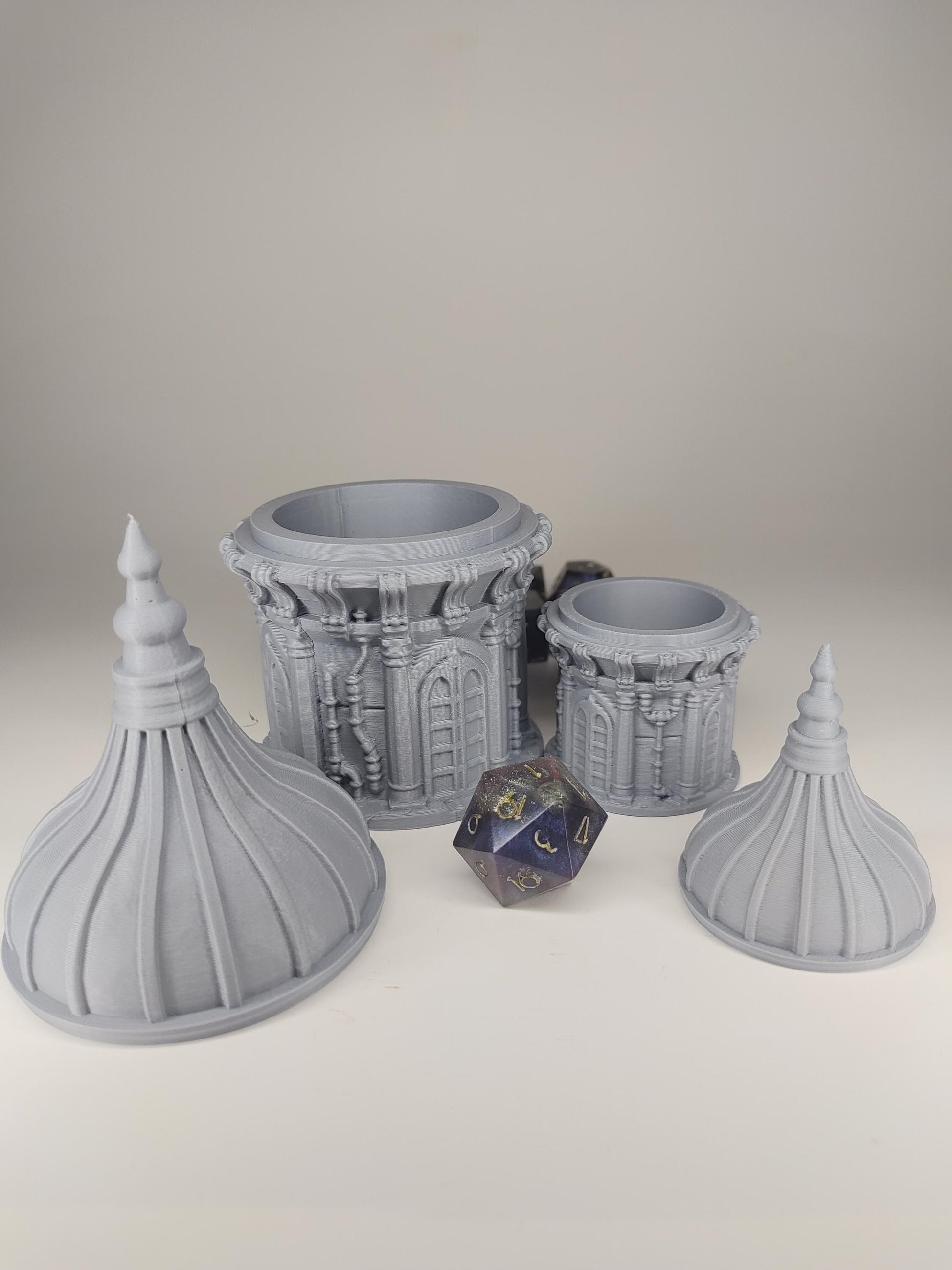 Steampunk Building Dice Jail Box | Fantasy 3D Tabletop | Roleplaying 3D Printed Fantasy Scenery | Miniature Building Terrain TTRPG - 3DPrintDen