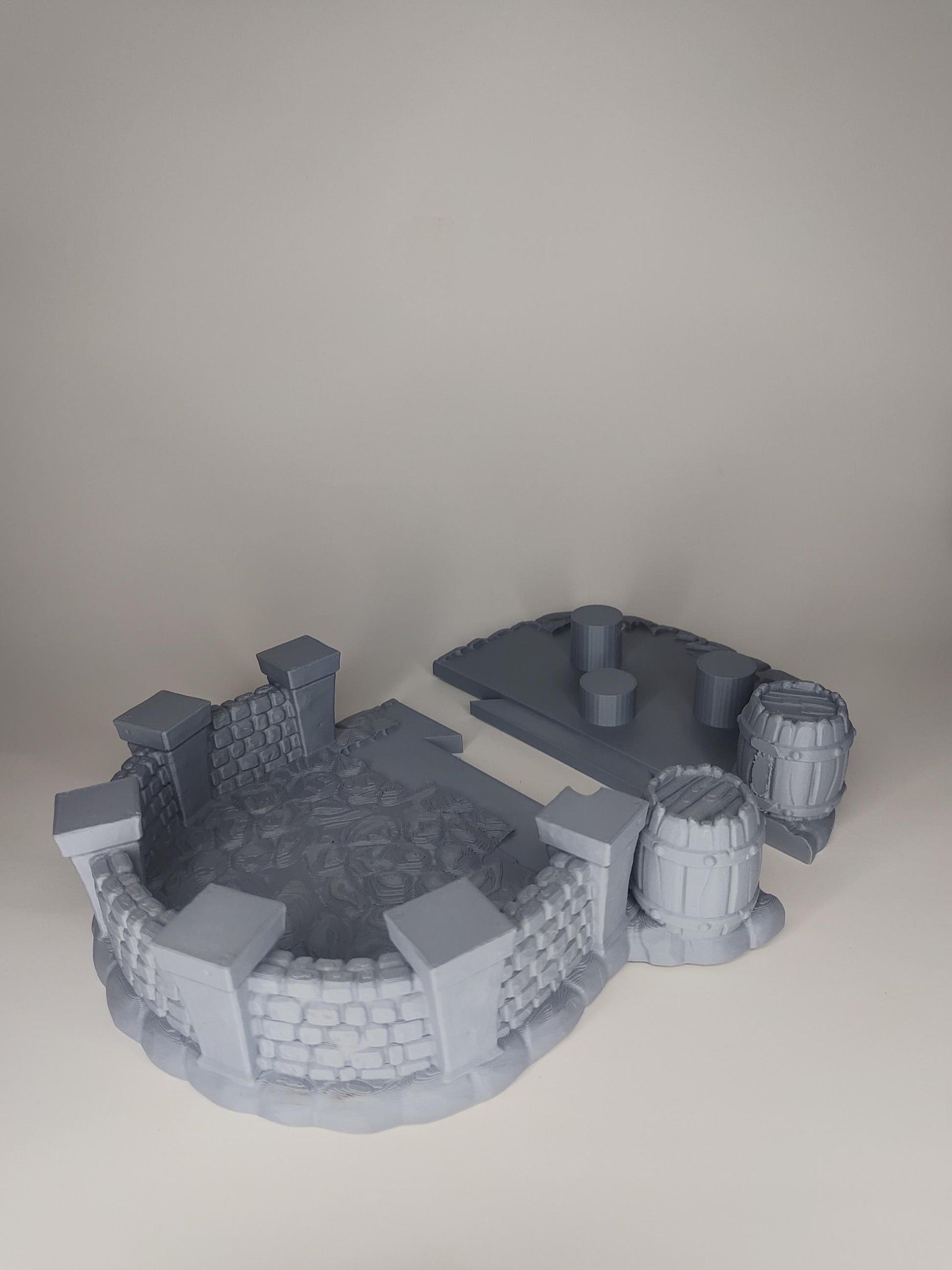 Medieval Inn Building Dice Tower | Fantasy 3D Tabletop | Roleplaying 3D Printed Fantasy Scenery | Miniature Building Terrain TTRPG - 3DPrintDen