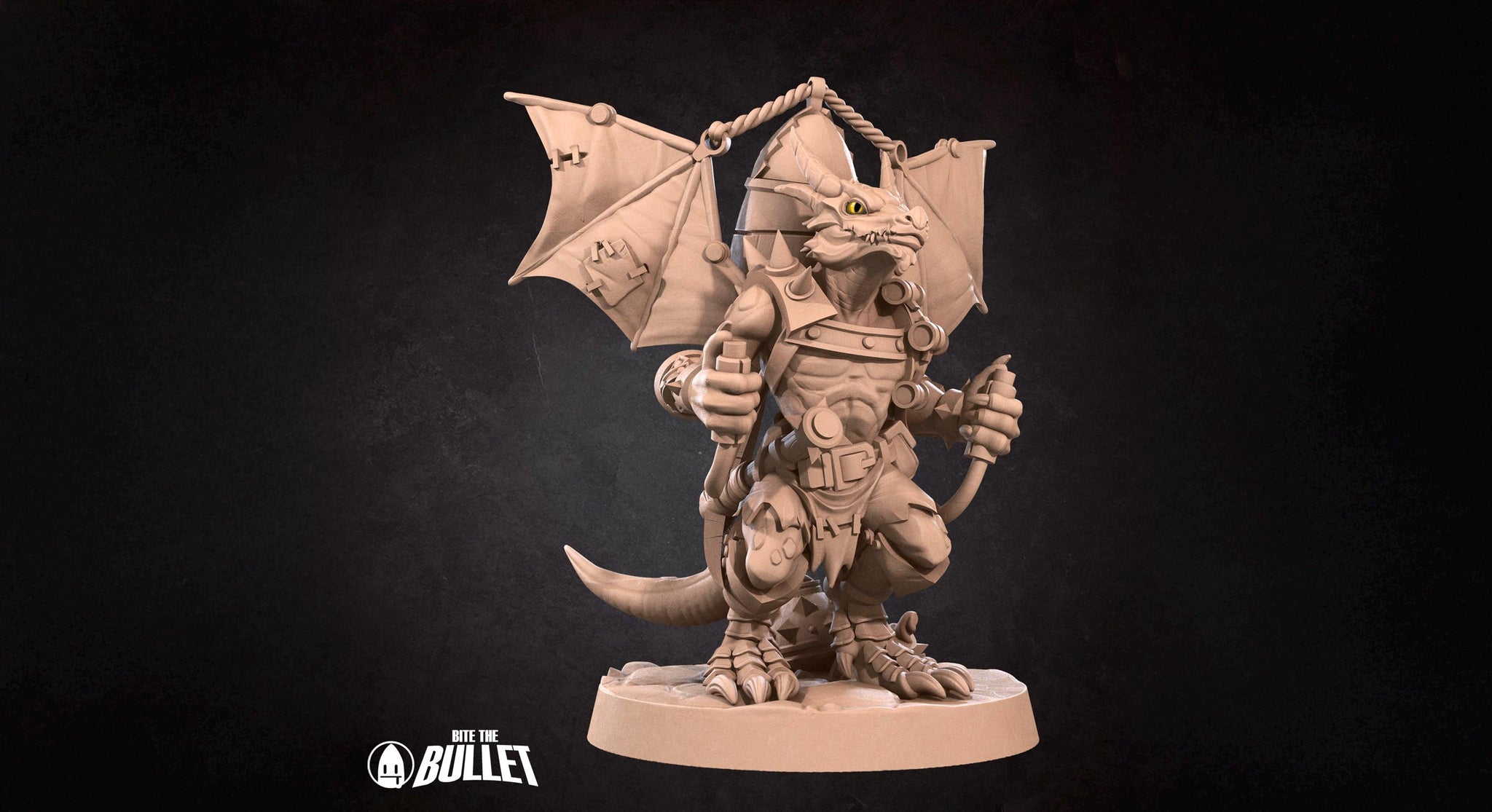 Kobold Ranger Miniature | Tabletop RPG Miniature | Bite the Bullet | Roleplaying 3D Printed Fantasy Mini - 3DPrintDen