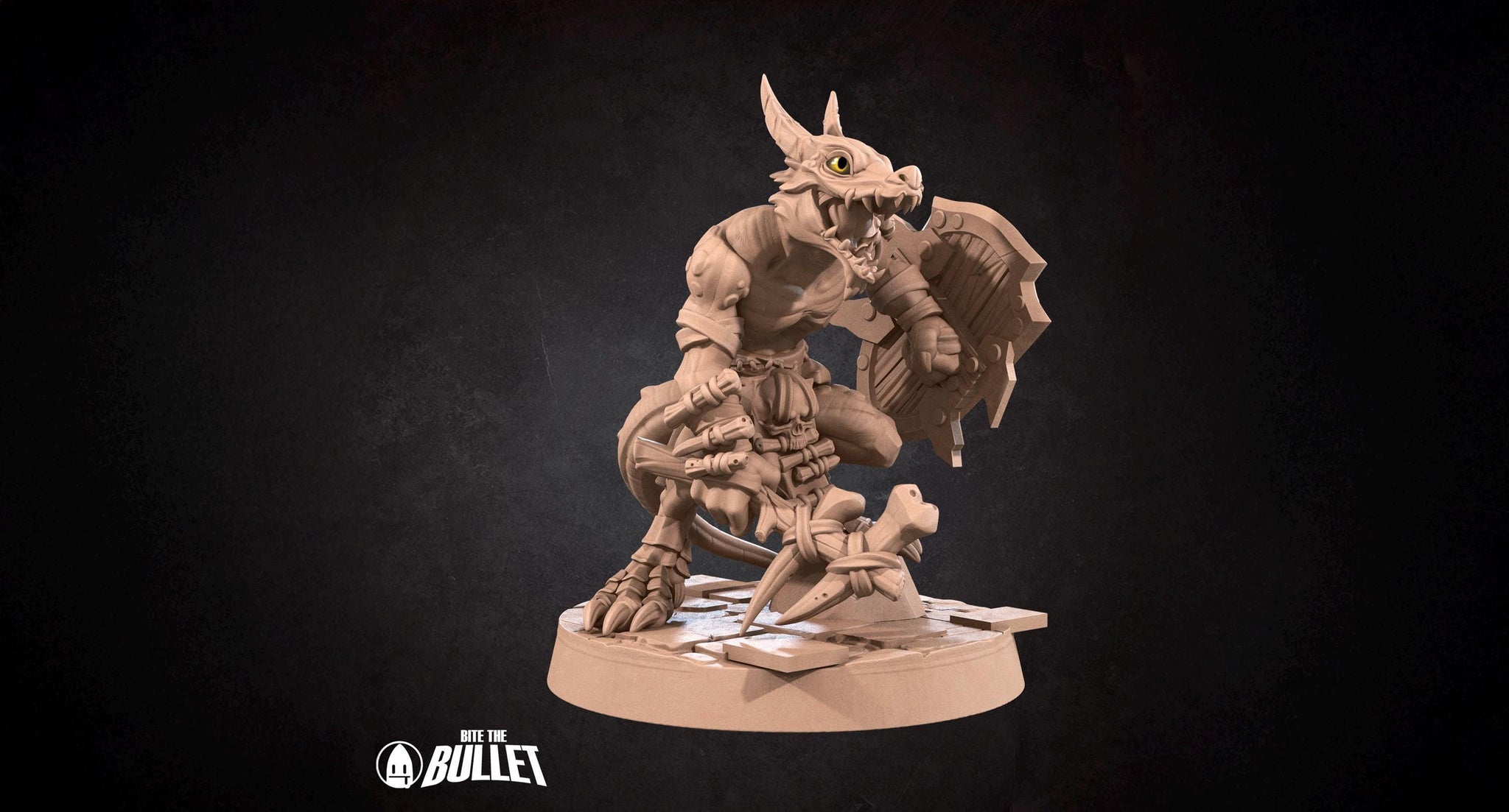 Kobold Rogue Miniature | Tabletop RPG Miniature | Bite the Bullet | Roleplaying 3D Printed Fantasy Mini - 3DPrintDen