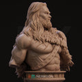 Greek Hero Bust, Heracles | Tabletop RPG Miniature | Nerikson | Roleplaying 3D Printed Fantasy Mini - 3DPrintDen