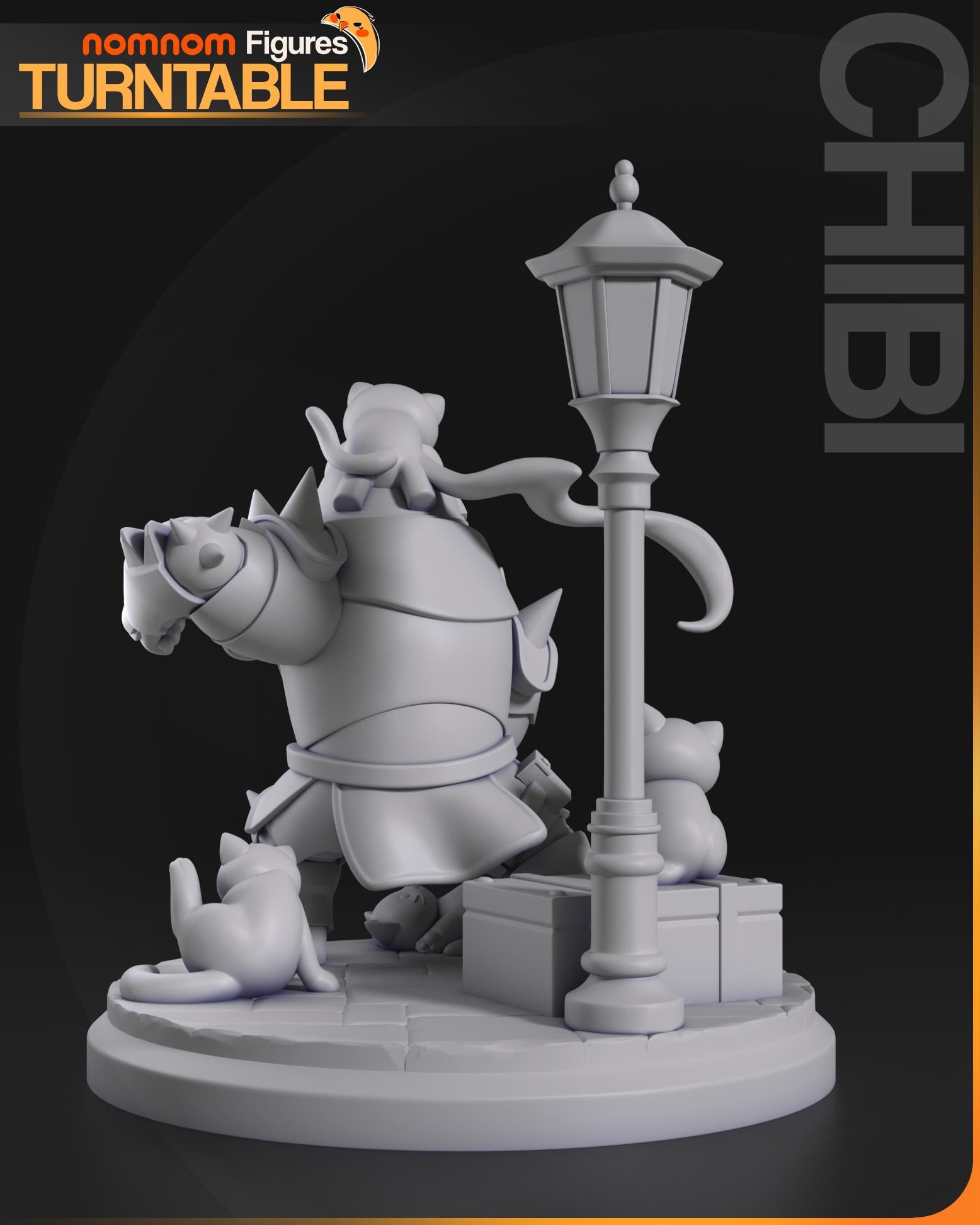 Chibi Alphonse Figurine | Anime Figurine | Nomnom Figures | 3D Printed Display Miniature Fanart