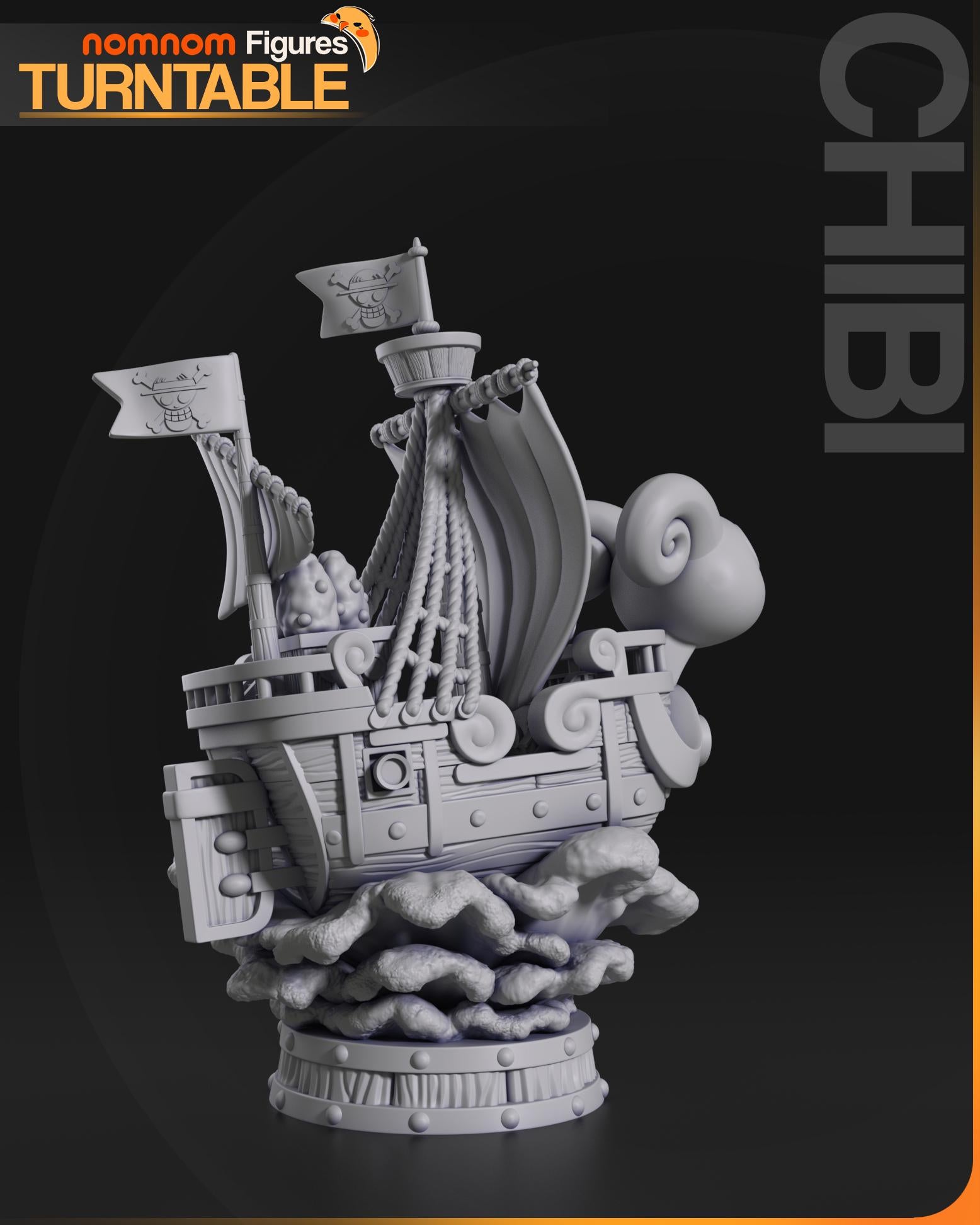 Chibi Going Marry Figurine | Anime Figurine | Nomnom Figures | 3D Printed Display Miniature Fanart