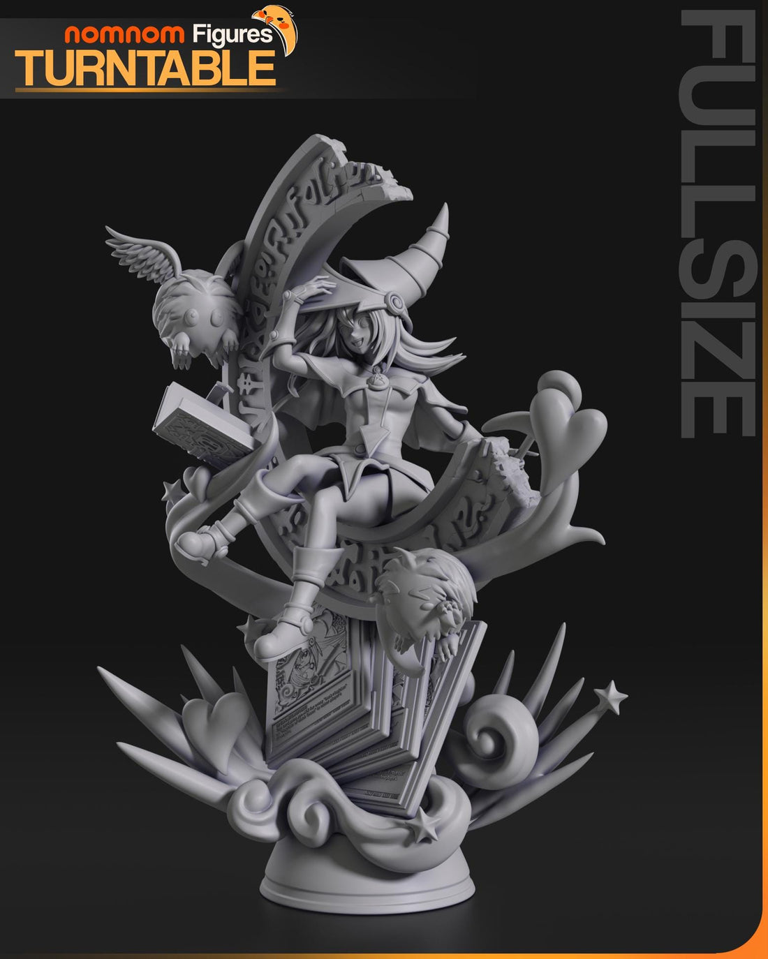 Dark Magician Girl Figurine | Anime Figurine | Nomnom Figures | 3D Printed Display Miniature Fanart