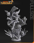 Dark Magician Girl Figurine | Anime Figurine | Nomnom Figures | 3D Printed Display Miniature Fanart