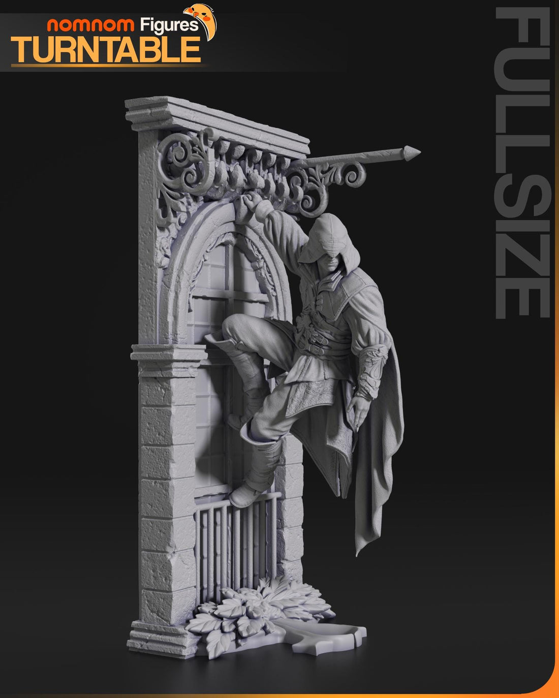 Ezio Figurine | Video Game Figurine | Nomnom Figures | 3D Printed Display Miniature Fanart