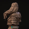 Undefeated Princess Bust, Tuya | Tabletop RPG Miniature | Nerikson | Roleplaying 3D Printed Fantasy Mini - 3DPrintDen