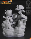 Chibi Scott Pilgrim Figurine | Figurine | Nomnom Figures | 3D Printed Display Miniature Fanart