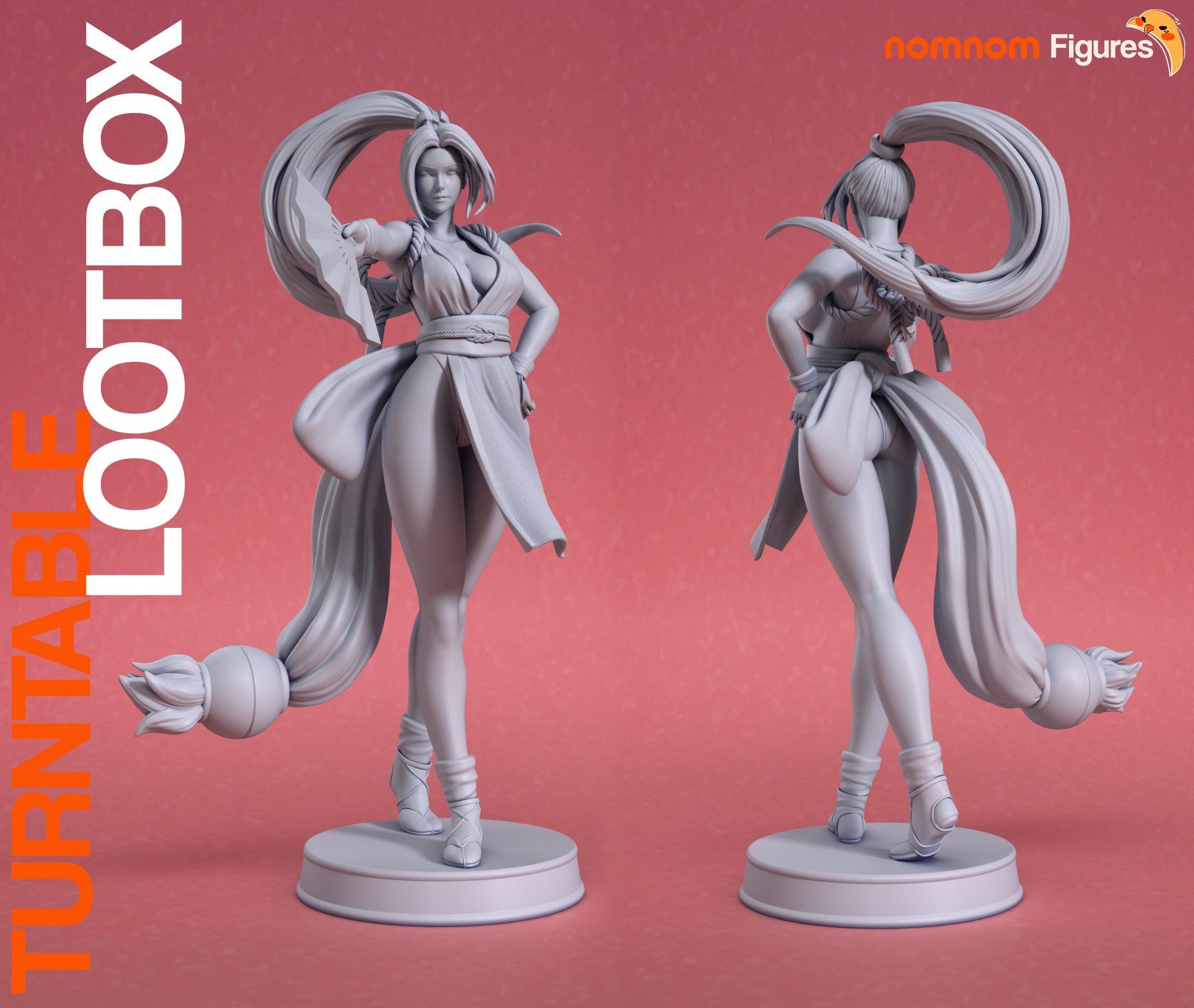 Mai Figurine | Video Game Figurine | Nomnom Figures | 3D Printed Display Miniature Fanart