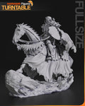 Skull Knight Figurine | Anime Figurine | Nomnom Figures | 3D Printed Display Miniature Fanart