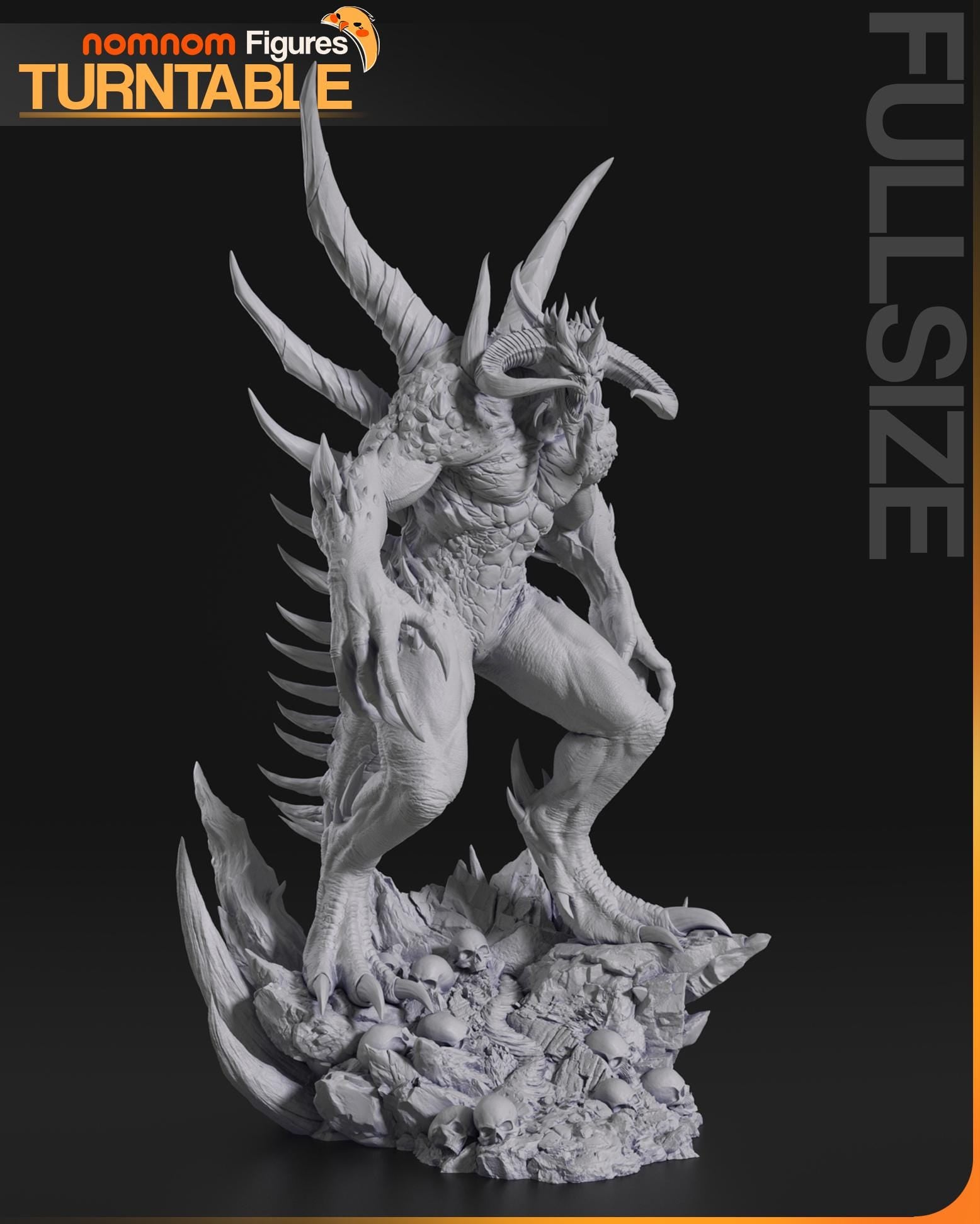 Dark Lord Figurine | Video Game Figurine | Nomnom Figures | 3D Printed Display Miniature Fanart