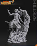 Yennefer Figurine | Video Game Figurine | Nomnom Figures | 3D Printed Display Miniature Fanart