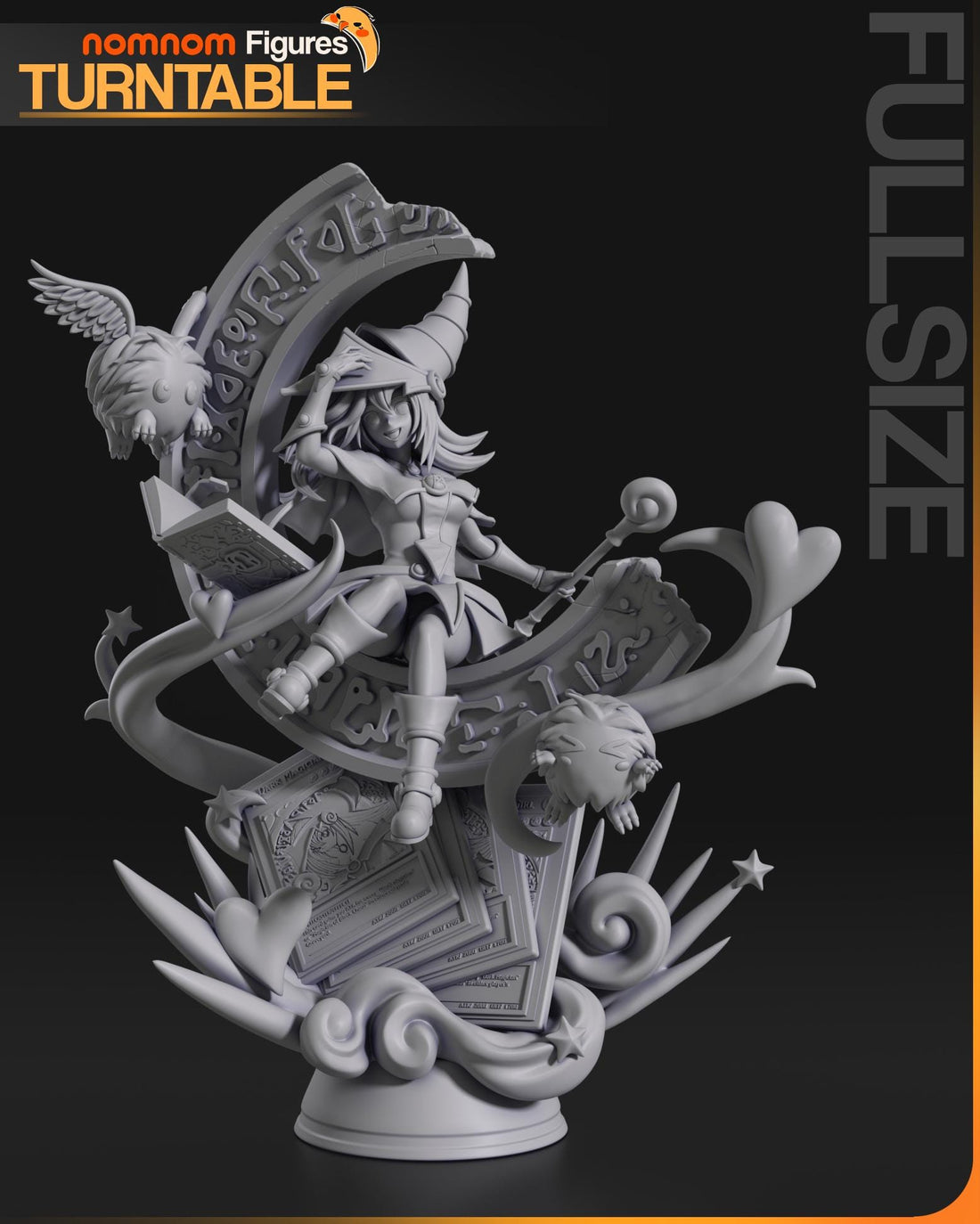 Dark Magician Girl Figurine | Anime Figurine | Nomnom Figures | 3D Printed Display Miniature Fanart