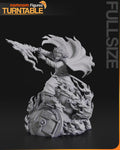 Rengoku Figurine | Anime Figurine | Nomnom Figures | 3D Printed Display Miniature Fanart