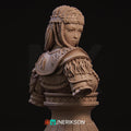 Undefeated Princess Bust, Tuya | Tabletop RPG Miniature | Nerikson | Roleplaying 3D Printed Fantasy Mini - 3DPrintDen