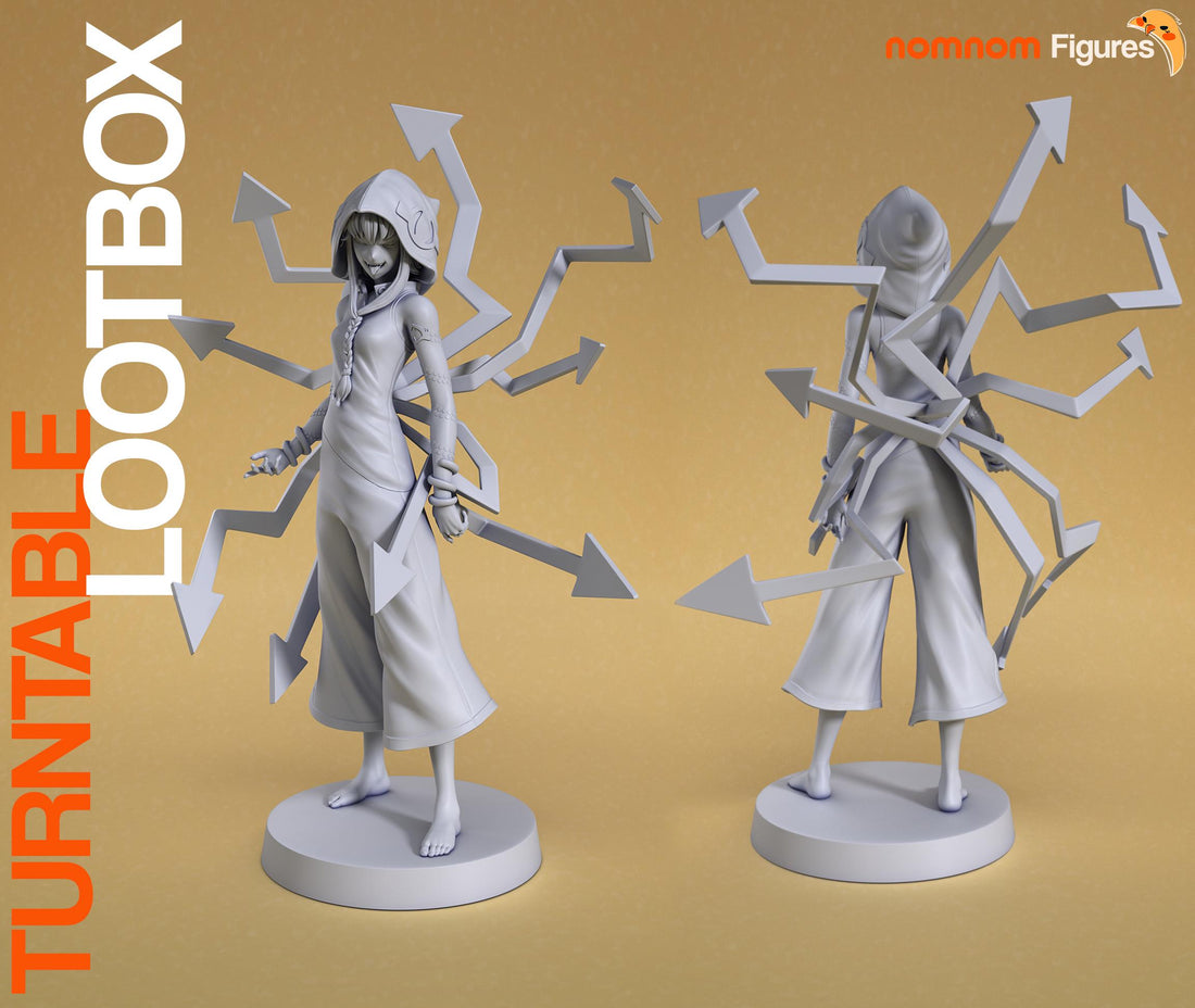 Medusa Figurine | Anime Figurine | Nomnom Figures | 3D Printed Display Miniature Fanart