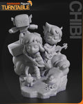 Chibi Scott Pilgrim Figurine | Figurine | Nomnom Figures | 3D Printed Display Miniature Fanart