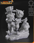 Chibi Scott Pilgrim Figurine | Figurine | Nomnom Figures | 3D Printed Display Miniature Fanart