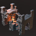 Elevated Road Ruins of Whisper Terrain Scenery | Makers Anvil | Roleplaying 3D Printed Fantasy Scenery | Miniature Building TTRPG - 3DPrintDen