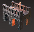 Elevated Road Ruins of Whisper Terrain Scenery | Makers Anvil | Roleplaying 3D Printed Fantasy Scenery | Miniature Building TTRPG - 3DPrintDen