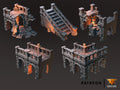Elevated Road Ruins of Whisper Terrain Scenery | Makers Anvil | Roleplaying 3D Printed Fantasy Scenery | Miniature Building TTRPG - 3DPrintDen
